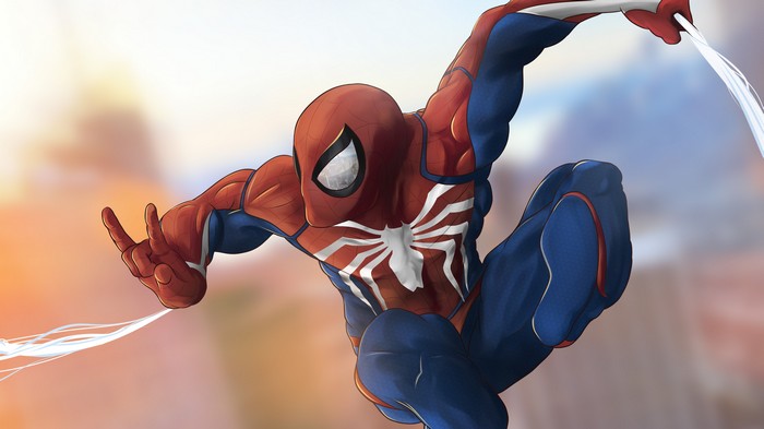 Spiderman artwork in 4K