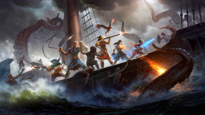 Pillars of Eternity 2 Deadfire Kraken Attack 4K