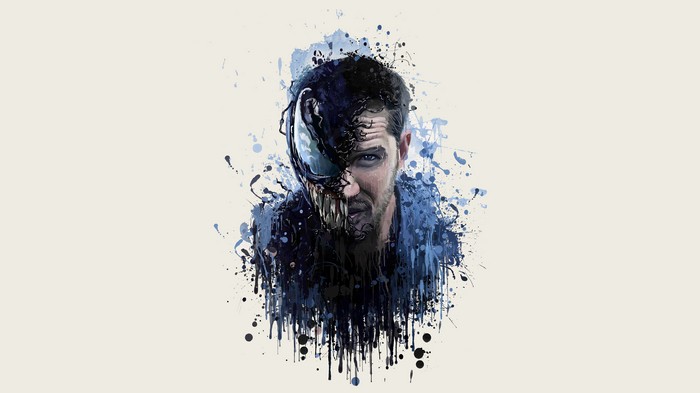 Venom and Eddie Brock Splatter Art