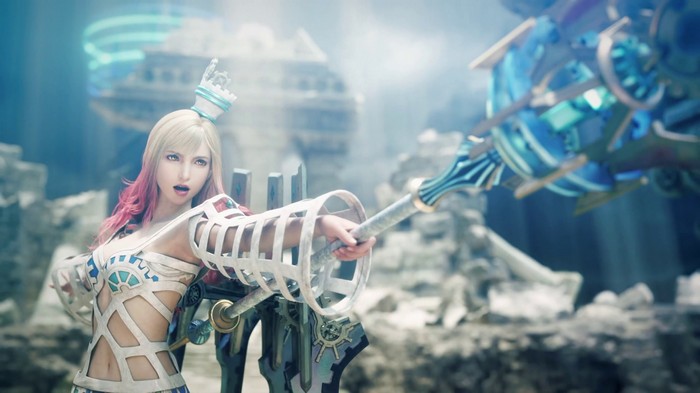 Final Fantasy character with a staff