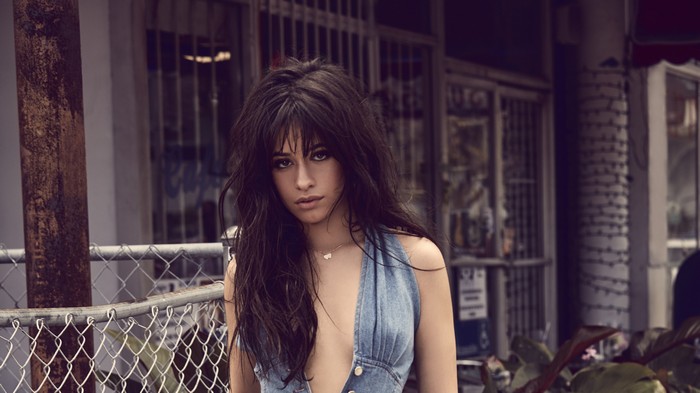 Camila Cabello in a denim outfit, 4K photoshoot