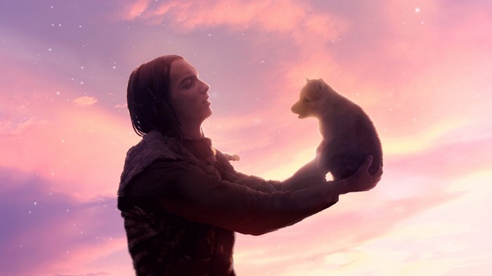 Alpha movie poster with young man and wolf cub