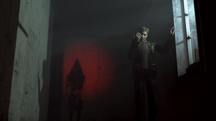 Pyramid Head and James Sunderland from Silent Hill
