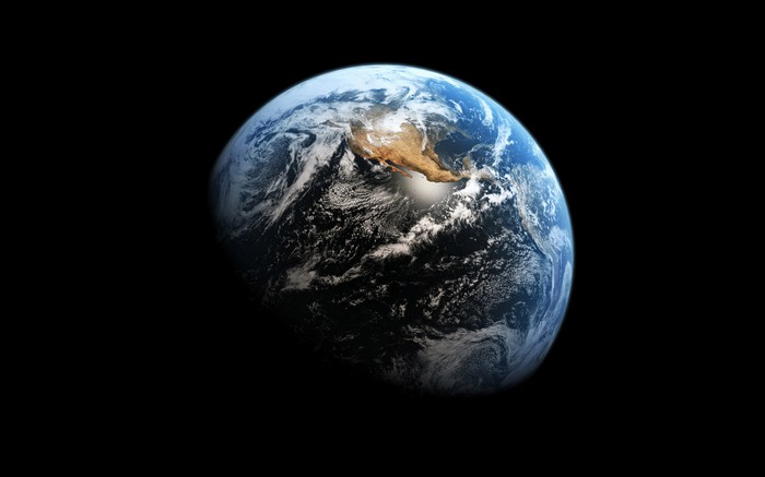 Earth in space, 4K