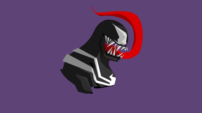 Minimalist Venom Artwork