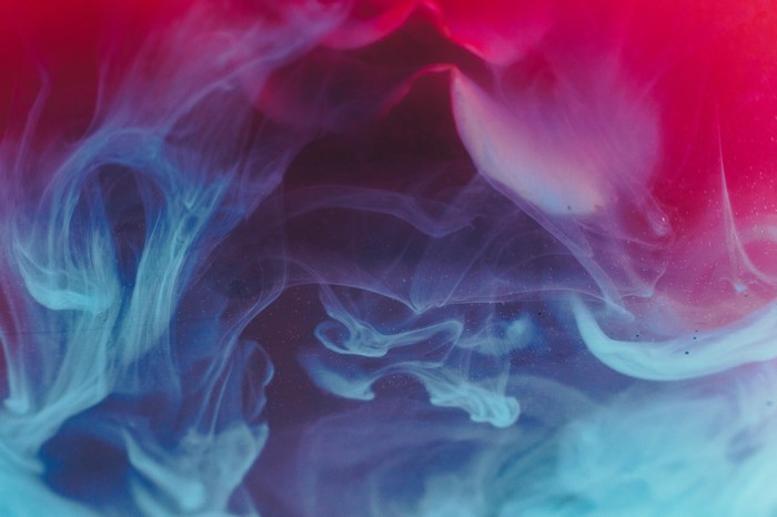 Abstract colorful smoke in 4K