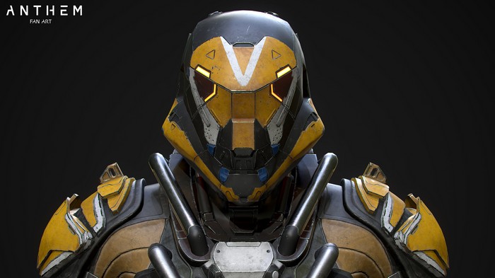 Anthem Fan Art Javelin Close-up