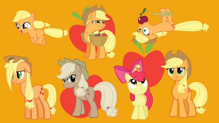 My Little Pony: Friendship Is Magic Applejack and Apple Bloom