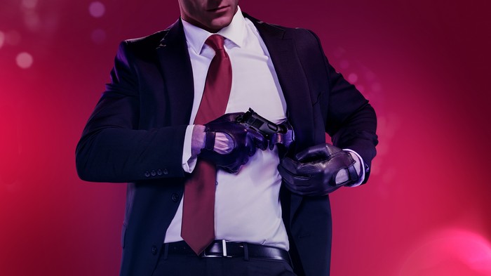 Hitman Agent 47 with a gun