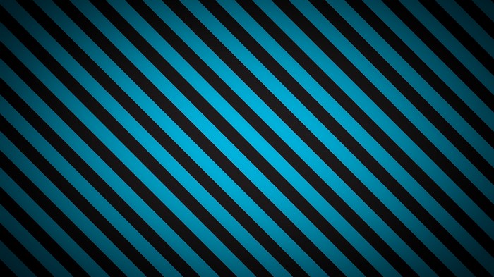 Blue and black diagonal stripes abstract pattern