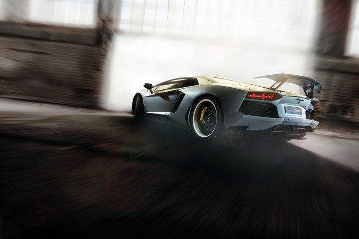Novitec Lamborghini Aventador in motion