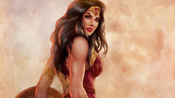 Wonder Woman artwork 4K