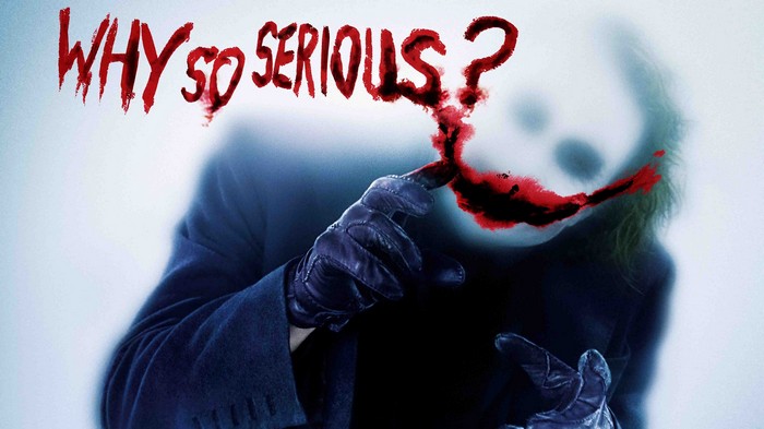 The Joker 'Why So Serious?' Artwork 4K