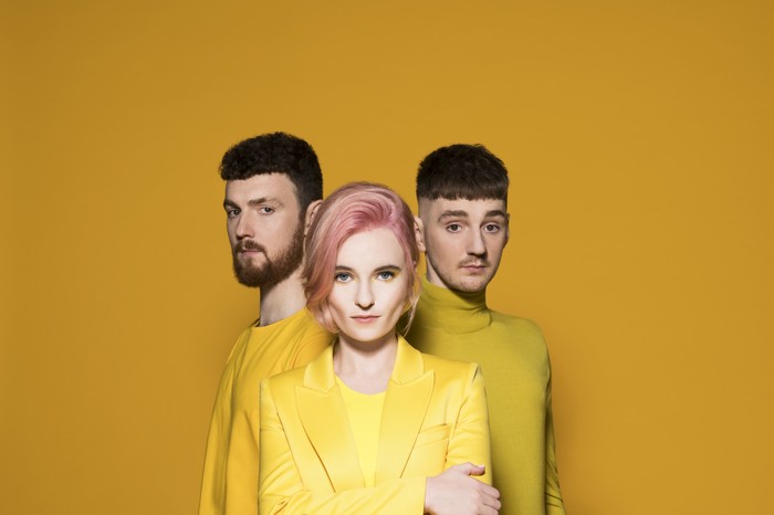 Clean Bandit band members in yellow