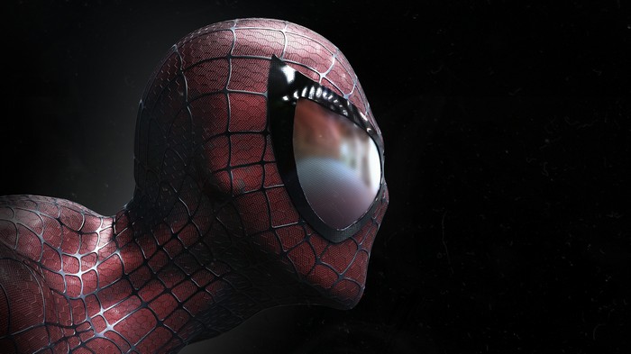 Spiderman closeup artwork 4K