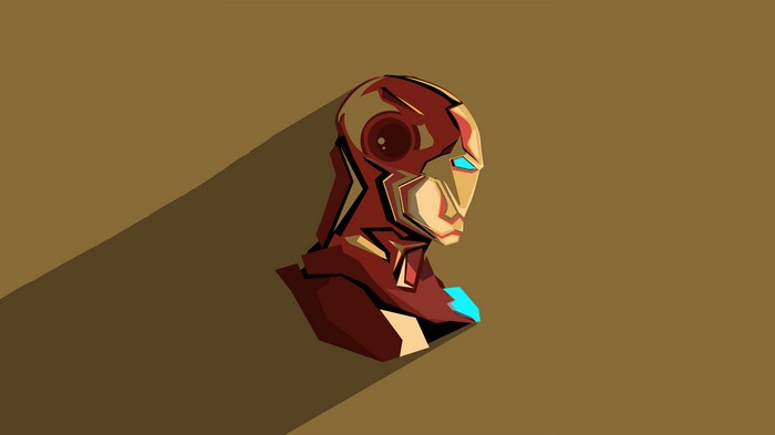 Minimalist Iron Man Artwork