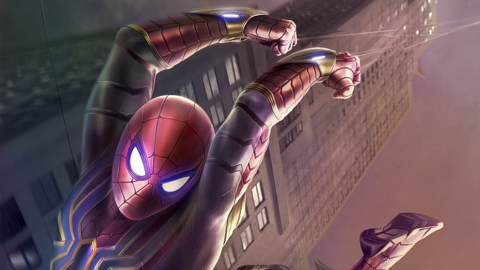 Spider-Man in Avengers Infinity War Digital Art