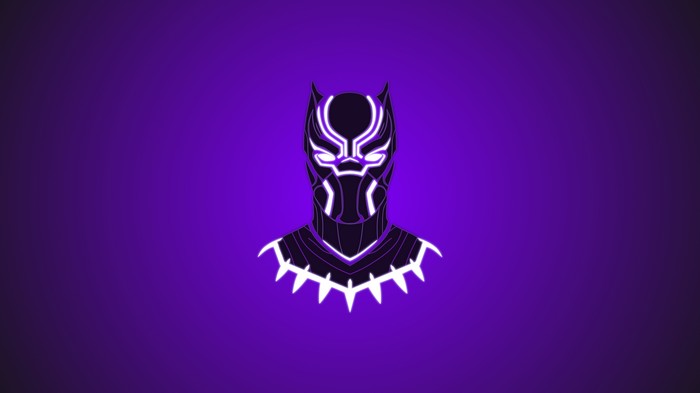 Black Panther Digital Art 4K