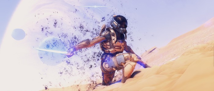 Mass Effect Andromeda 4K desert scene