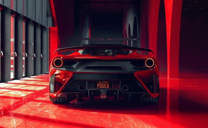 Ferrari 488 POGEA California License Plate