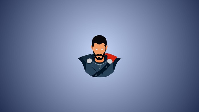 Minimalist Thor Artwork