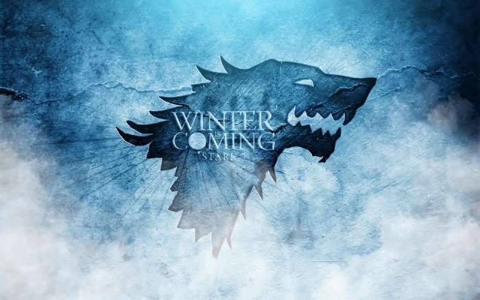 Game of Thrones Stark Winter is Coming