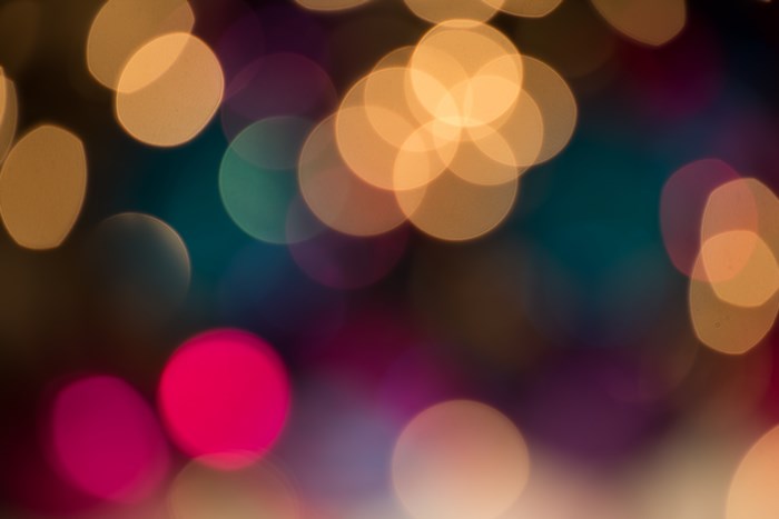 Bokeh lights abstract background
