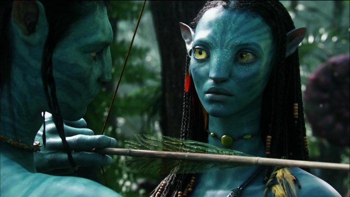 Neytiri and Jake Sully from Avatar