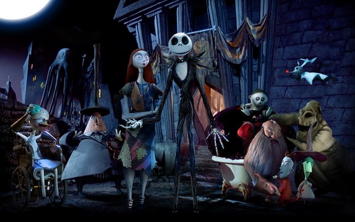 The Nightmare Before Christmas characters group