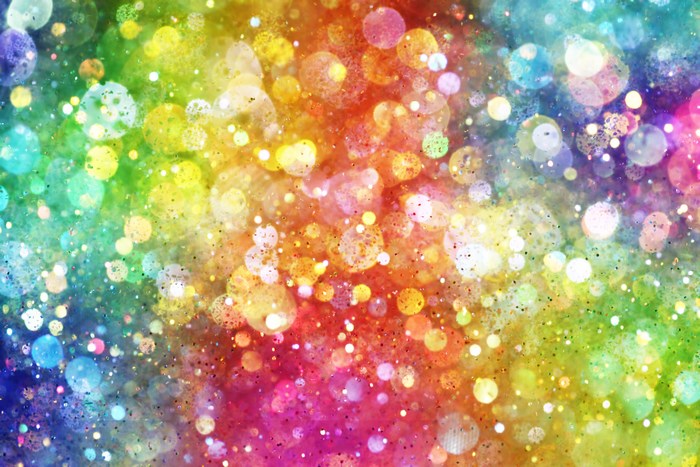 Vibrant Multicolor Abstract Bokeh Lights