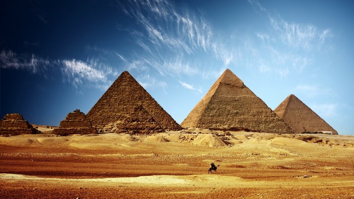 The Pyramids of Giza in Egypt