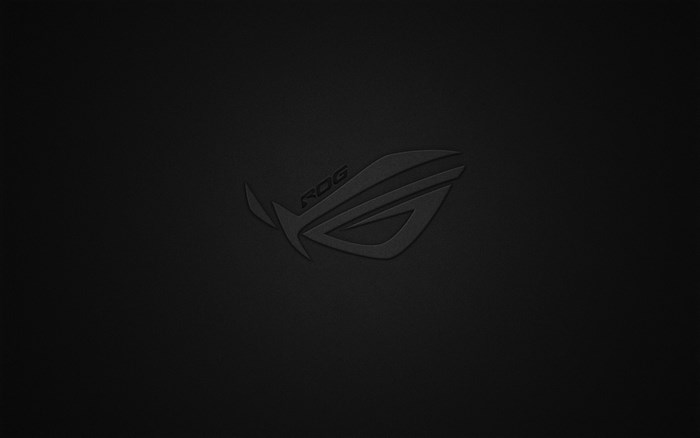 Asus ROG logo on black background