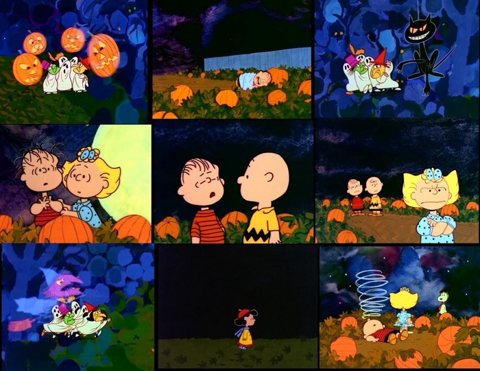 It's the Great Pumpkin, Charlie Brown! Halloween scenes