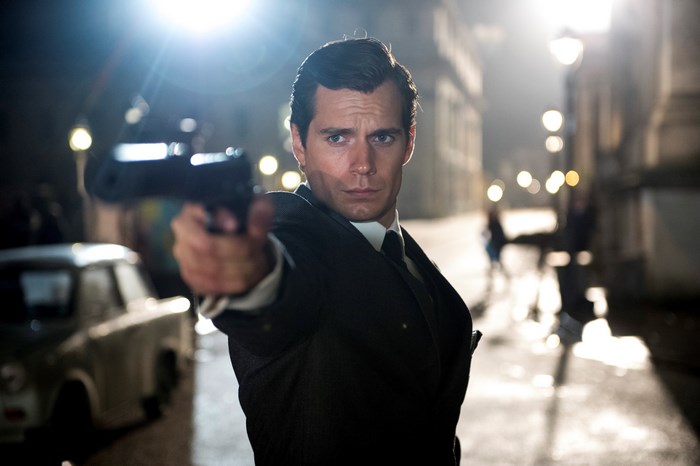 Napoleon Solo from The Man from U.N.C.L.E. holding a gun