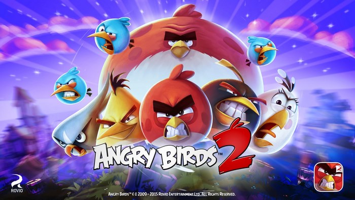 Angry Birds 2 game title screen