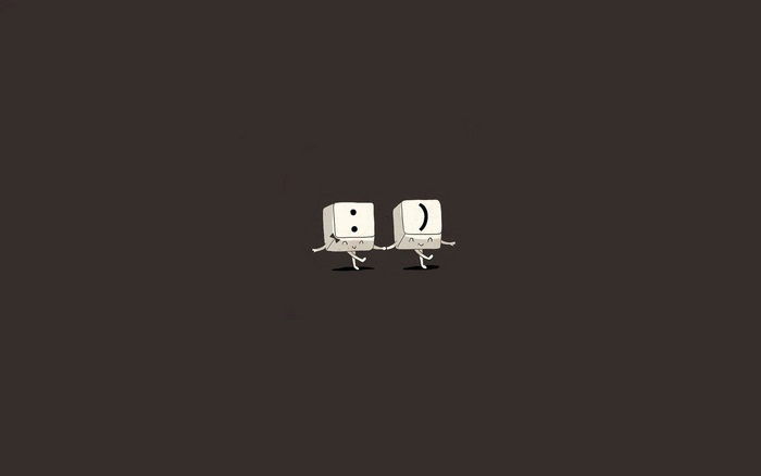 Two cartoon dice characters dancing