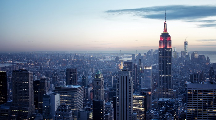 Empire State Building New York City 4K