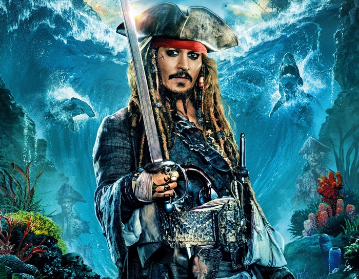 Captain Jack Sparrow from Pirates of the Caribbean 4K