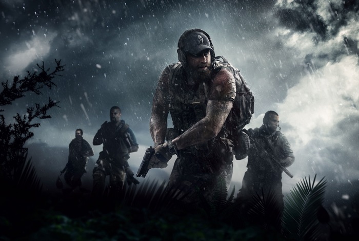 Ghost Recon Wildlands 4K soldiers in rain
