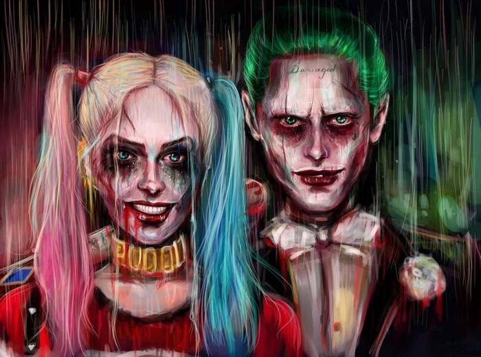 Harley Quinn and Joker from Suicide Squad 4K