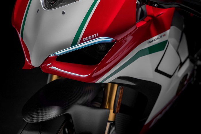 Ducati Panigale V4 Speciale motorcycle front detail
