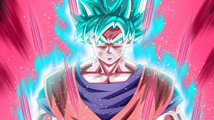 Goku Super Saiyan Blue from Dragon Ball Super 4K