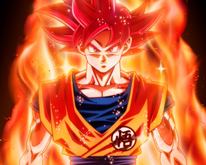 Dragon Ball Super 4K Goku Red Aura