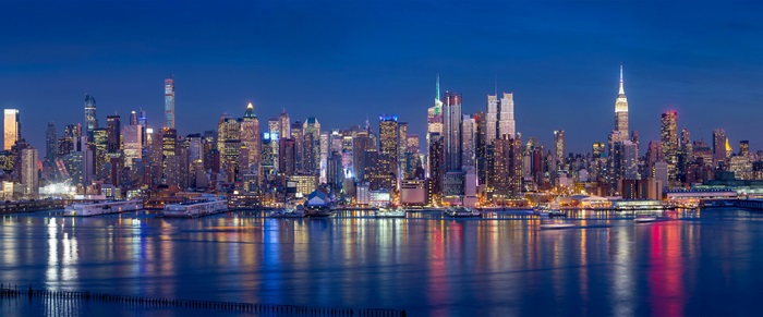 New York City Skyline at Dusk