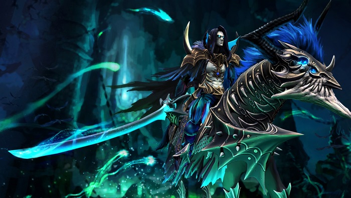 Dota 2 4K character on a creature