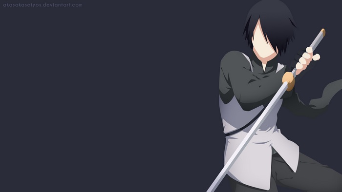 Anime Character with Sword in Dramatic Pose 4K