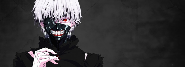 Tokyo Ghoul White Haired Character in 4K