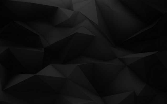 Abstract black low poly geometric pattern