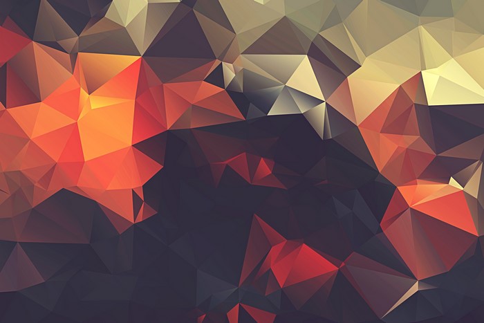 Low poly abstract geometric background