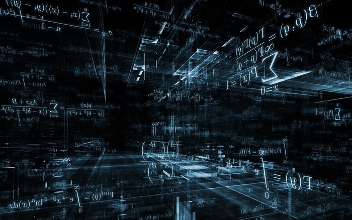 3D abstract visualization of mathematical equations